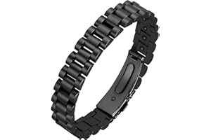 Jecanori Ultra Strength Magnetic Bracelets for Men - Men's Hematite Bracelet, Jewellry Gift with Sizing Tool for Perfect Fit