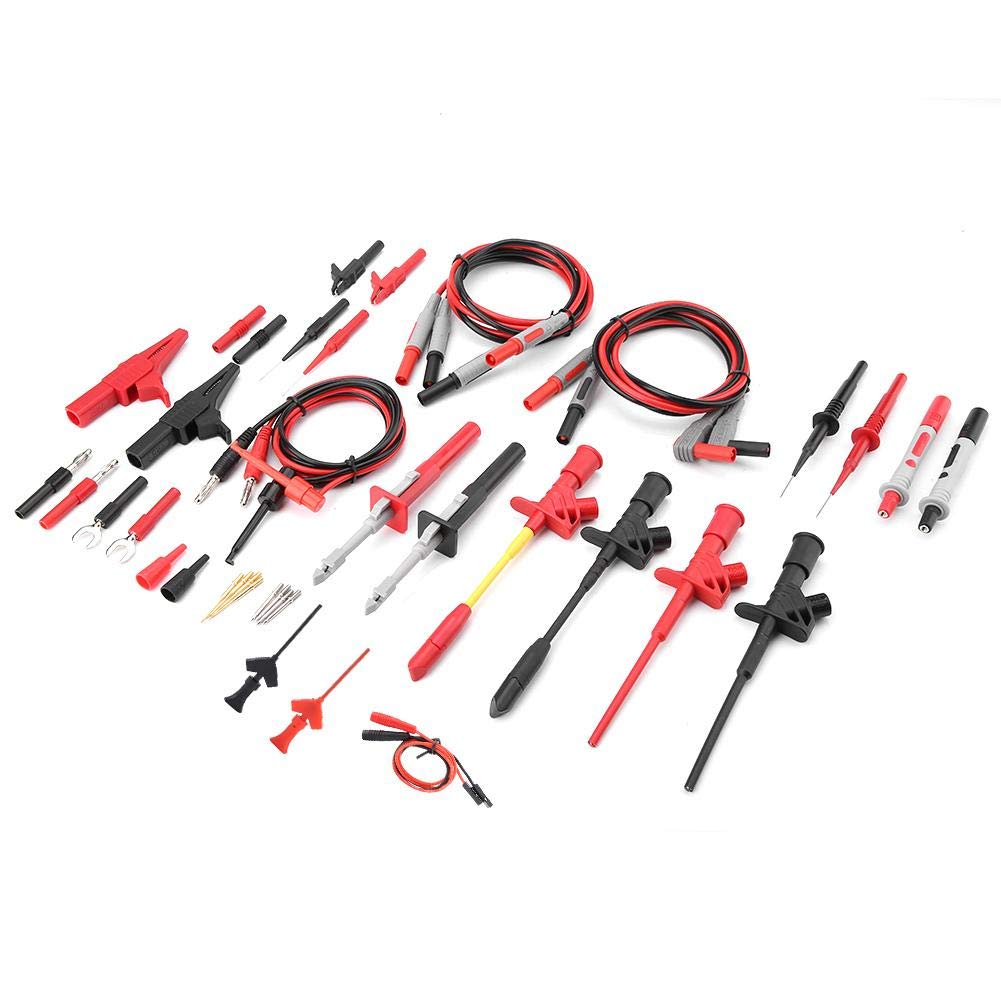 Probe, P1600E 15 in 1 Multimeter Probe Probe Test Lead Kit BNC Electrical Test Cable Pluggable Replaceable Lead Kit