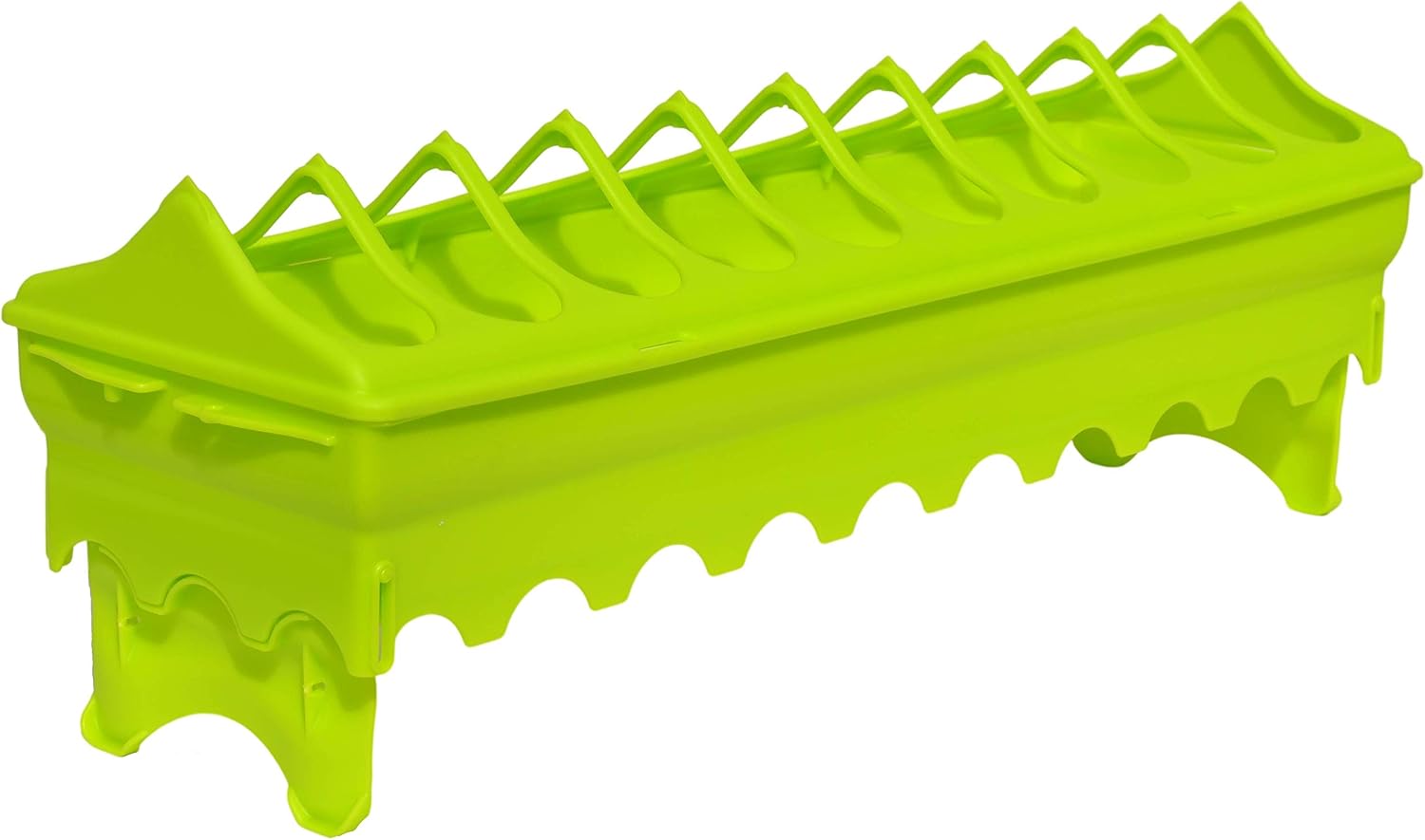 Supa Anti-Perching Chicken Trough Feeder, 50 cm, With Extendable Legs, Suitable For Larger Poultry And Game Birds, Made In The UK. - Image 3
