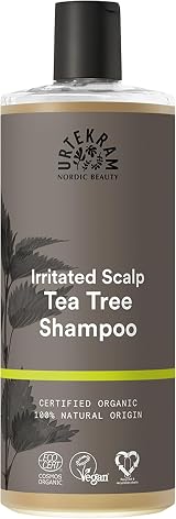 Urtekram Tea Tree Shampoo for Irritated Scalp 500ml Soothing Itchy Scalp Care view 1