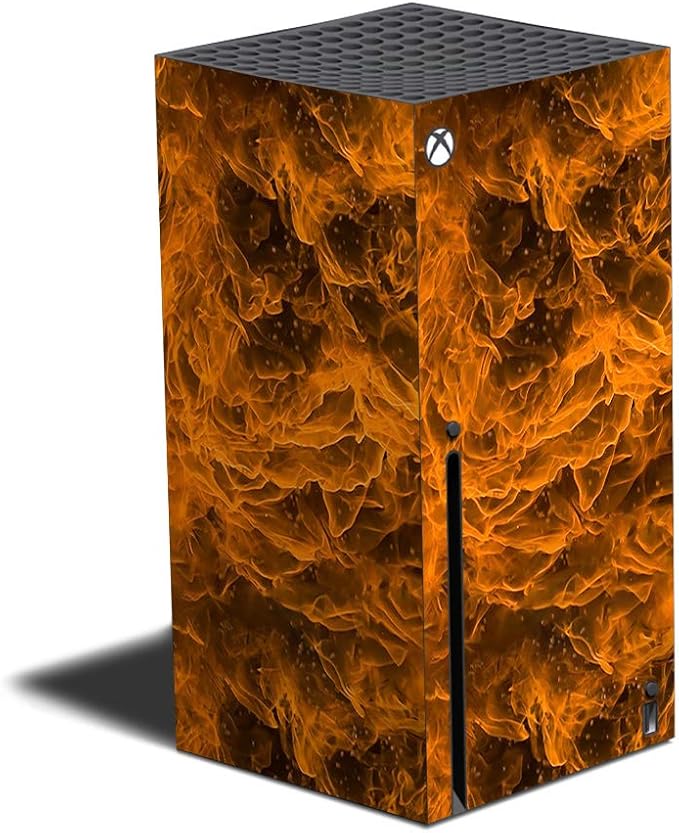 MIGHTY SKINS Skin Compatible with Xbox Series X Burning