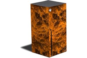 MIGHTY SKINS Skin Compatible with Xbox Series X - Burning Up | Protective, Durable, and Unique Vinyl Decal wrap Cover | Easy to Apply, Remove, and Change Styles | Made in The USA (MIXBSERX-Burning Up)