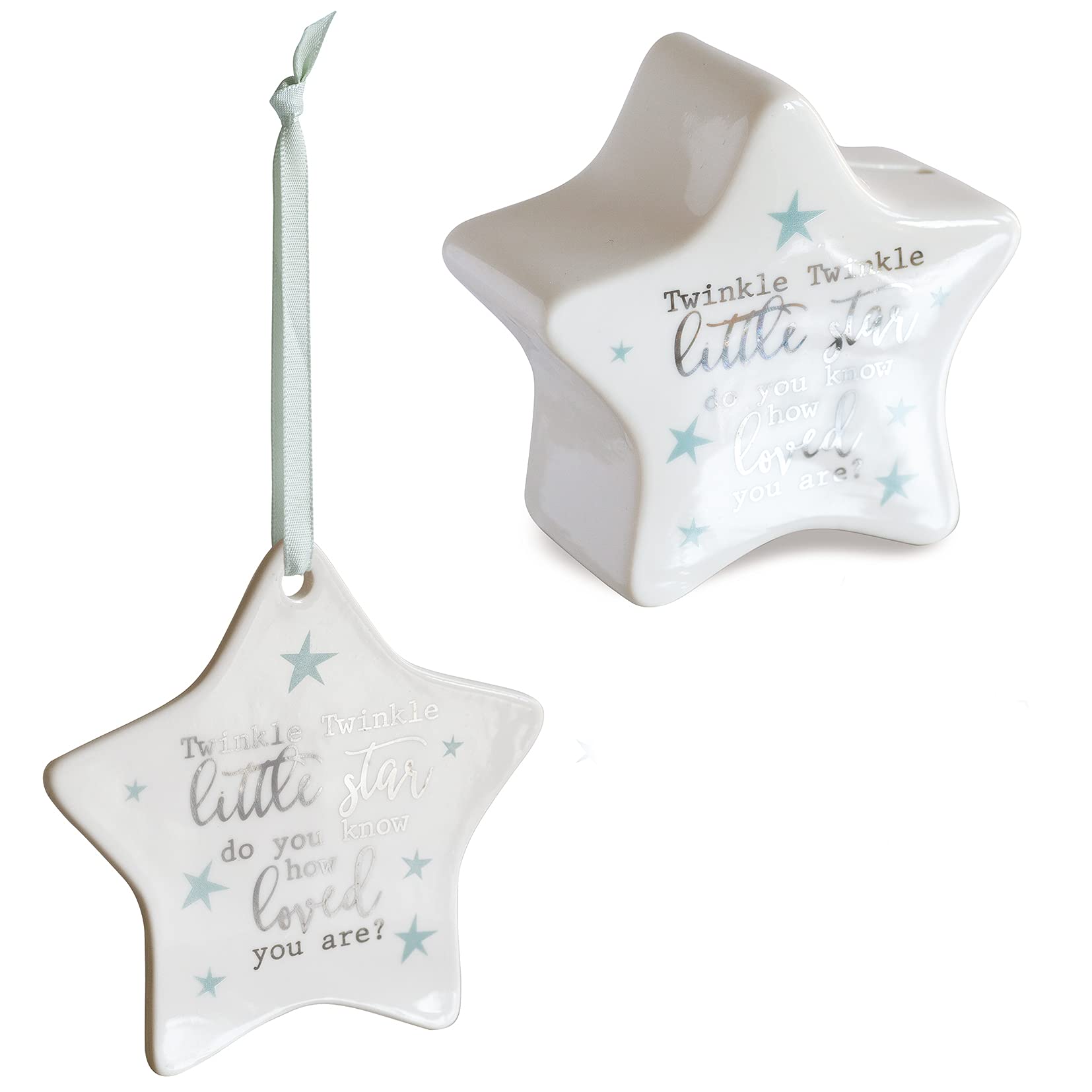 Arora Money Box, Ceramic, Off White, See Description