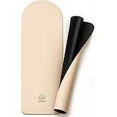 Yoga Mat – Extra Long Non-Slip PU & Natural Rubber, 4.5mm Thick, Eco-Friendly Yoga Mat for Hot Yoga, Pilates & Home Workout