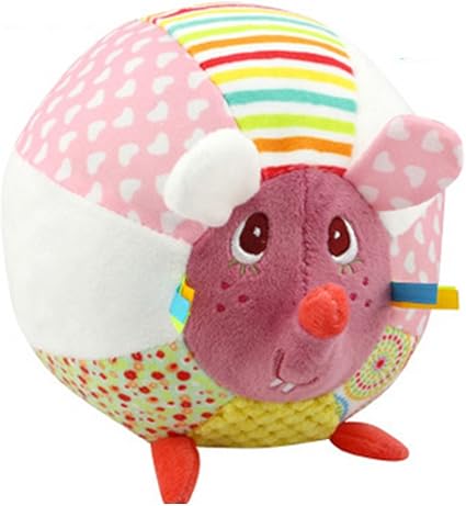Jer Balle En Tissu Boule En Tissu Balle Musical Indication Anime Hochet Avec Son Doux Coton Pour Bebes Rat Amazon Fr Bebes Puericulture