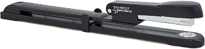 Rapesco A590FBA3 Germ-Savvy Antibacterial Marlin Long Arm Stapler Black