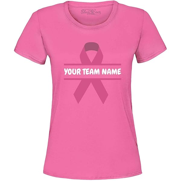 Amazon.com: Custom Personalized Your Team Name Breast Cancer
