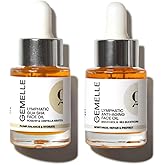 GEMELLE Lymphatic Gua Sha Face Oil + Anti-Aging Face Oil – Morning & Night 15ml | Reduce Puffiness, Sculpt, Hydrate, Repair & Protect | Premium Natural Botanical Oil | Use with Gua Sha Facial Tools