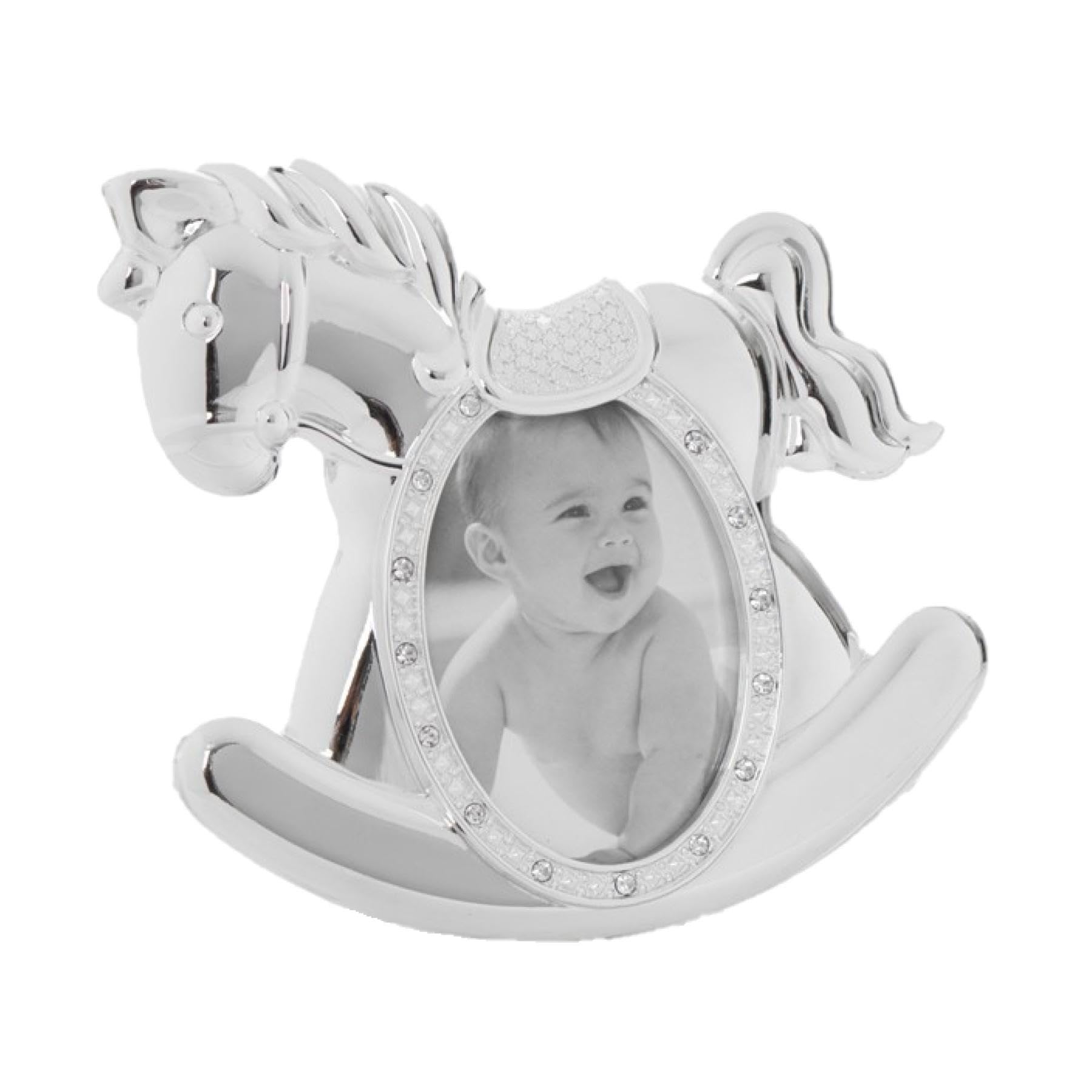Baby Rocking Horse Silver Photo Frame 3' x 2' 0242