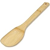 13-Inch Bamboo Stir Fry Spatula – Natural Cooking Utensil for Wok and Nonstick Cookware – Eco-Friendly, Durable, Lightweight