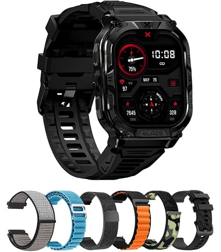 Amazon.com: CARBINOX Blaze Smart Watch Double Pack with GPS