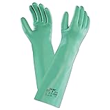 Sol-Vex Ansell 37-185/9 Nitrile Green Large Gloves