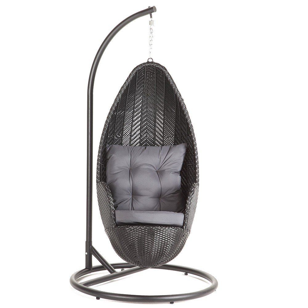 Home Deluxe Polyrattan Hngesessel Swing Inkl Gestell Sitz Und