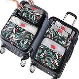 6 Set Packing Cubes，Compression Travel Luggage Organizers with Laundry Bag Shoes Bag for Carry-on Luggage, Suitcase and Backpacking Accessories
