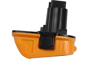 SundiooK 18V to 20V Battery Adapter DCA1820, Works with DCB206 DCB201 DCB609 DC9098 DW9096, Plastic Converter for Cordless To