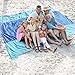 Frog Warrior Extra Large 10’x9′ Beach Blanket – Sand Proof – 6 Anchor Pockets Plus Zippered Pocket. Oversized Family Picnic Mat – Sand Free Beach Days – Compact – Portable and Lightweightthumb 3