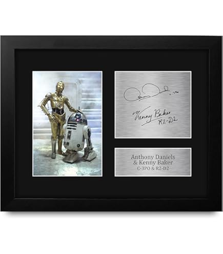 HWC Trading A4 Star Wars New Hope Cast Mark Hamill, Carrie Fisher, Harrison Ford Los Regalos Imprimieron La Imagen Firmada Del Autógrafo Para Los Fans De La Memorabilia De La Película