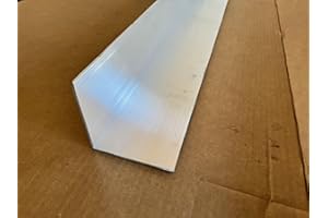 GENERIC 4" x 4" x 1/8" 6063 Aluminum Angle, Pick Your Length, 6063-T52 Aluminum (Aluminum, 24 INCH)