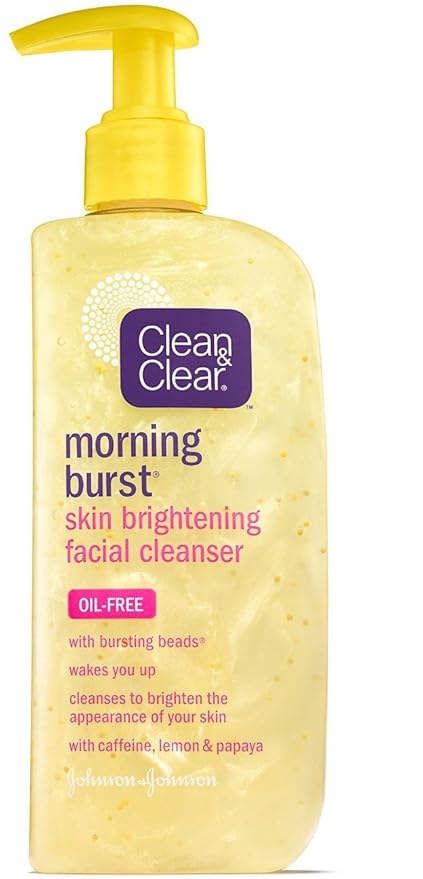 clean and clear morning burst skin brightening facial cleanser