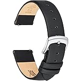 CORROPELLE Leather Watch Band Strap Quick Release, Ultra-Soft Top Grain Nappa Leather Watch bands for Women Men, Choice of Width 12mm 14mm 16mm 18mm 20mm 22mm for Watch & Smartwatch