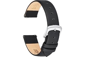 CORROPELLE Leather Watch Band Strap Quick Release, Ultra-Soft Top Grain Nappa Leather Watch bands for Women Men, Choice of Wi