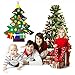 3FT Felt Christmas Hanging Tree Set with 30 PCS Ornaments for Xmas Gifts New Year DIY Door Wall Velcro Decorations Handmade Kids,Toddlers, Offices, Homes and Schools