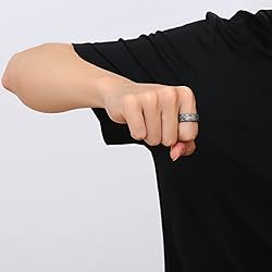Adreamz 8mm Computer Circuit Board Pattern Ring