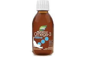 Nature’s Way NutraSea Omega-3 Feline Supplement for Cats – 300 mg EPA + DHA – Helps Support Skin & Coat Health and Overall Ma