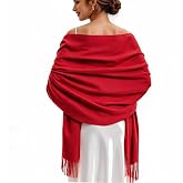 Ciormis Pashmina Scarf for Women, Soft Pashminas Shawls and Wraps for Evening Dresses, Wedding Bride Bridesmaid Shawls Scarf