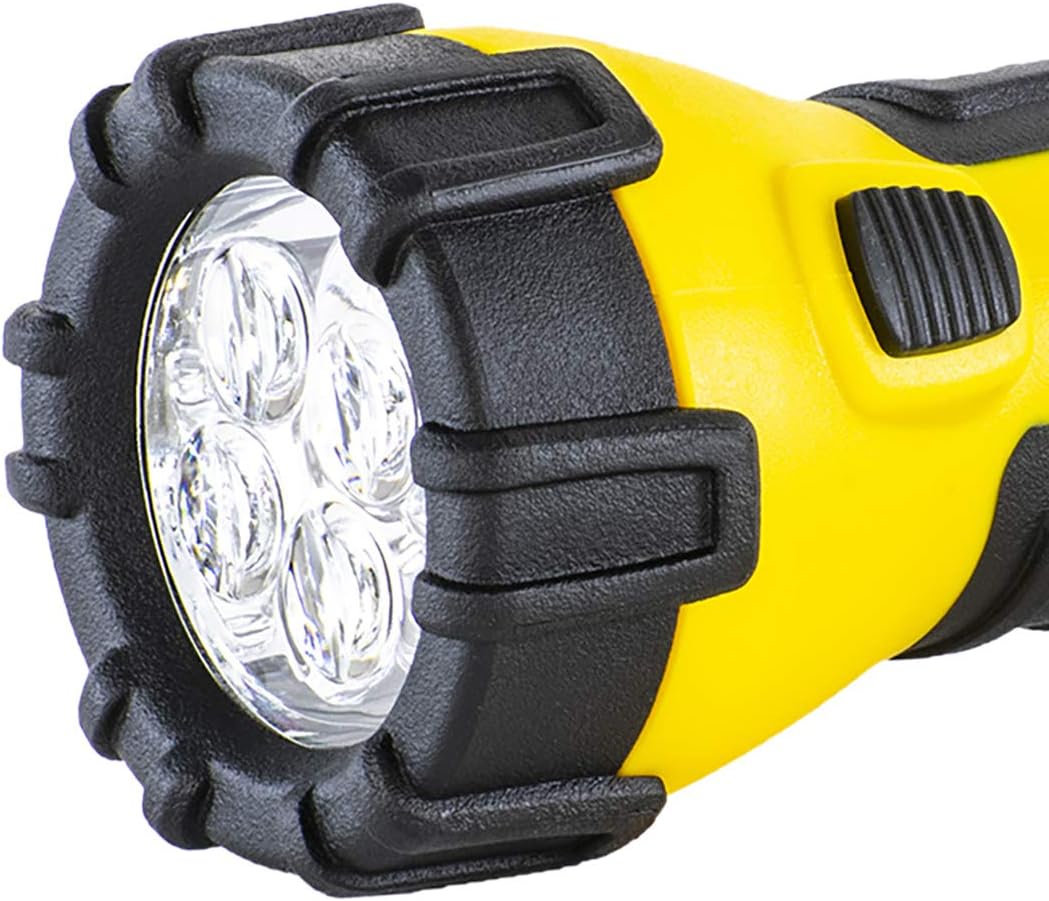 Dorcy 41-2510 Floating Waterproof LED Flashlight with Carabineer Clip, 55-Lumens, Yellow - Basic Handheld Flashlights - 