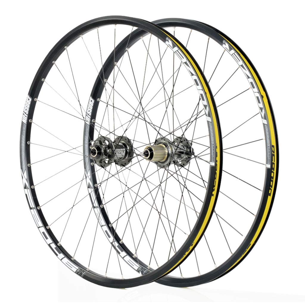 LSRRYD Doppio Muro Ruote Bici per 26 27,5 29 Pollici Cerchio MTB Freno a  Disco Rilascio rapido Ruote per Mountain Bike 24H 8 9 10 11 velocità  Ciclismo Sport e tempo libero outlookplanningdevelopment.com.au