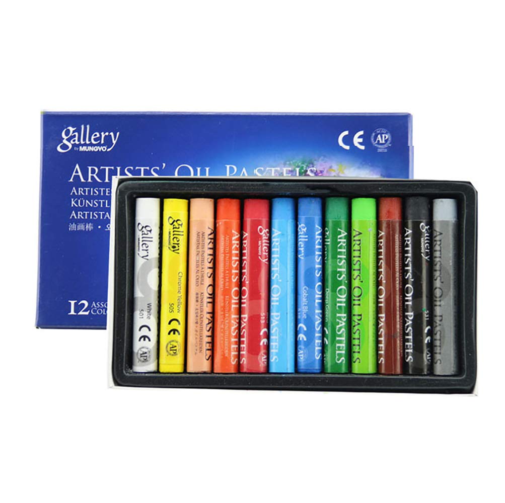 AIDIER 50pcs Soft Oil Pastel Set for Artist, Drawing Pastel Sticks Painting Oil Pastels Painting Chalk for Graffiti Art Chalk Pastels Washable Round Oil Pastels Crayons for Artist