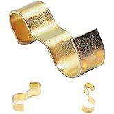 PHS 10 Pack Picture Rail Hooks - Supports up to 25 Pounds - Molding Hooks with Ogee Molding Hanger for Art Hanging System, Gallery Hanging System and Kids Artwork Display Art