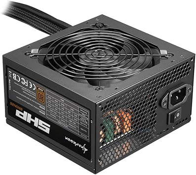 Sharkoon SHP Bronce 600W PC Fuente de alimentación, Negro, 2X PCIe: Amazon.es: Electrónica