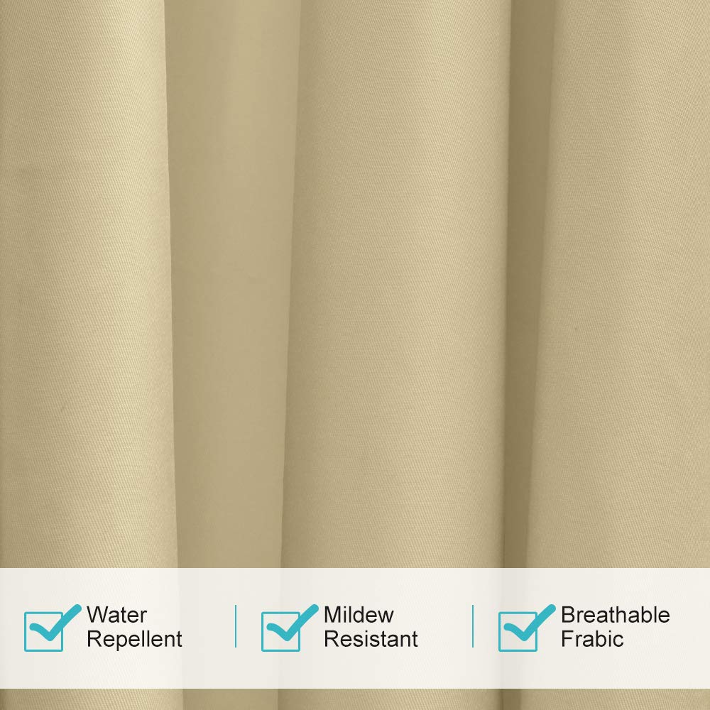 HGMart Outdoor Curtain Panel for Porch Patio,Top Tab Window Curtain with UV Ray Protected and Waterproof ,Easy to Hang On (Sky Blue, 50 84)