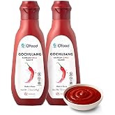 Premium Korean Gochujang Korean Chili Sauce [7.5 oz, Pack of 2] &ndash; Medium Hot Squeeze Bottle | Korean Hot Pepper Paste Sauce for Bibimbap, Tteokbokki, Stir-Fry, Noodles, Rice &amp; More &ndash; Vegan, Gluten-Free - O&rsquo;food