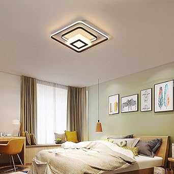 Lámpara Techo LED Regulable Control Remoto Luz Techo Moderno