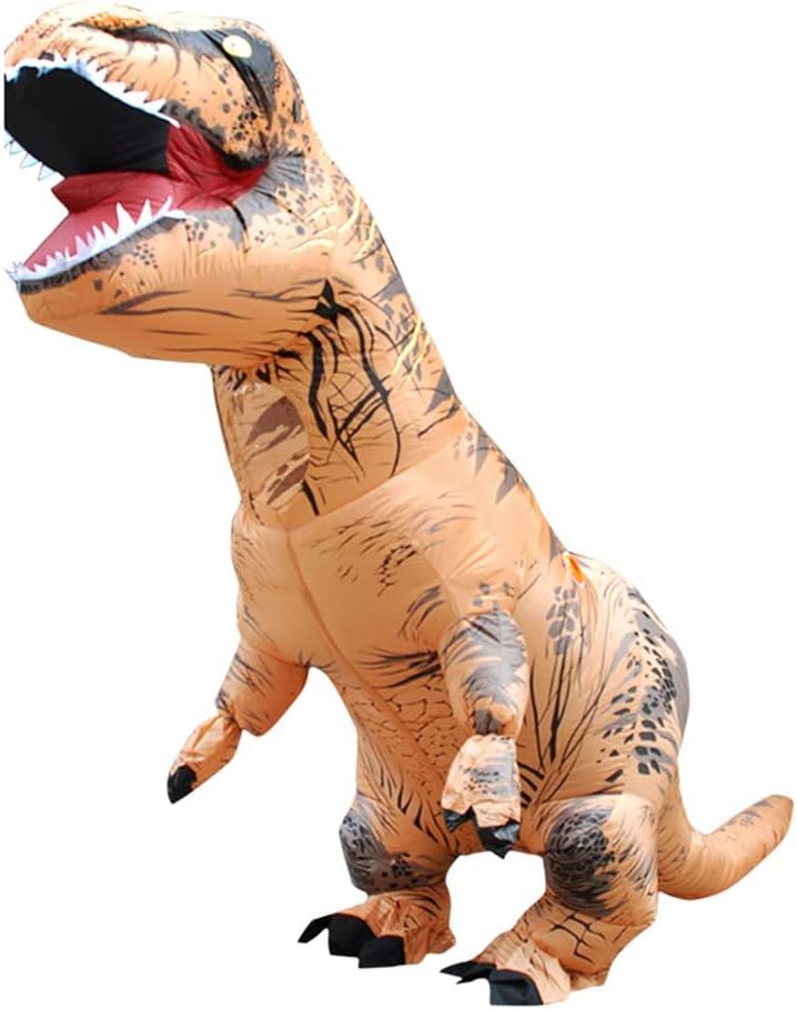 T-Rex Inflatable Costume Dinosaur Halloween Blow up for Adult Children Birthday Party