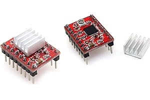 ENVISTIA A4988 Stepper Motor Driver Module for Pololu RepRap 3D Printer StepStick (Pack of 2)