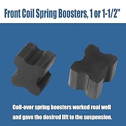 Pack of 8 Heavy Duty Rubber Coil Spring Booster