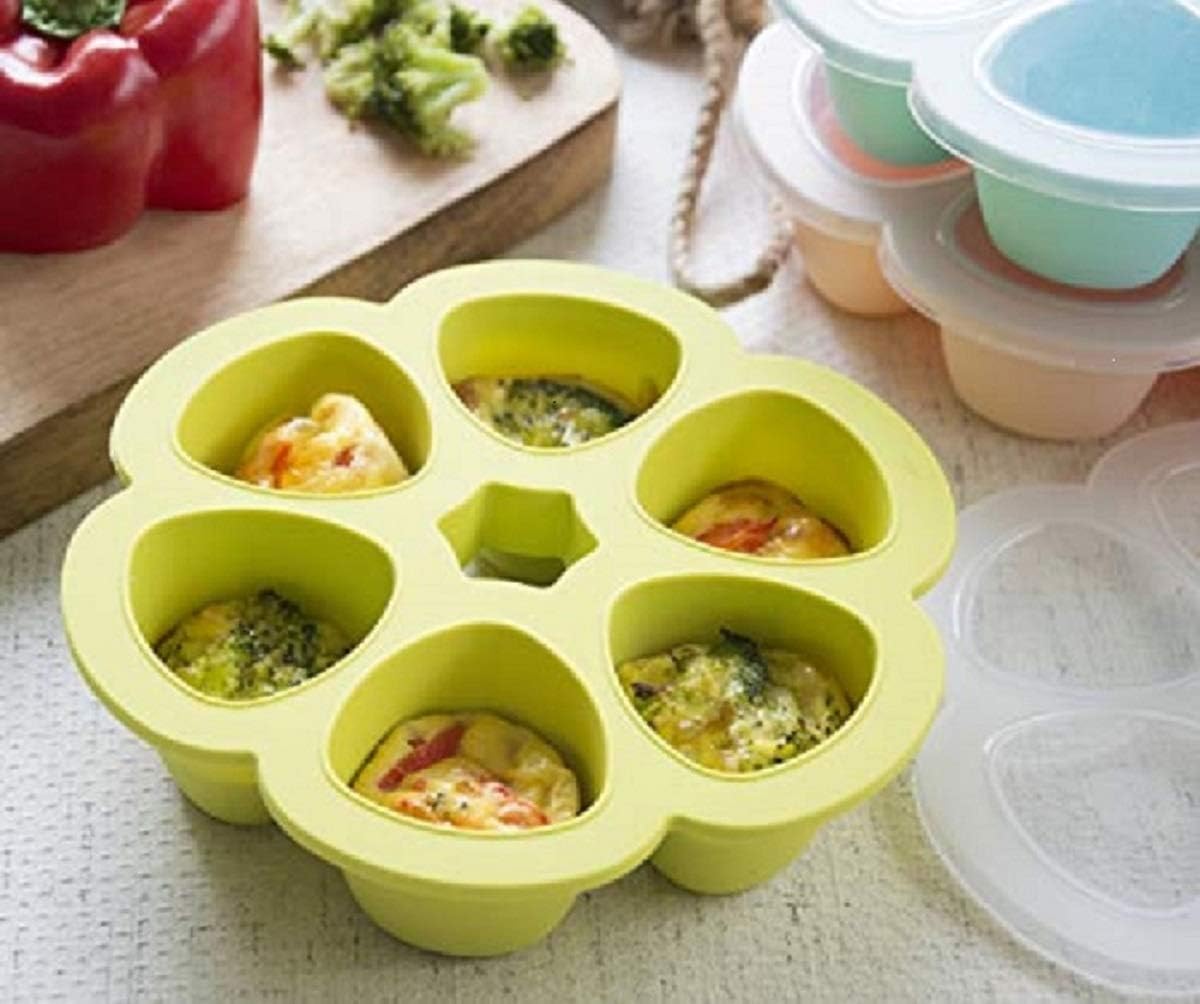 Neon Beaba Multiportions Silicone 6x90 Ml Le Repas De Bebe Bebe Et Puericulture Dwteam In