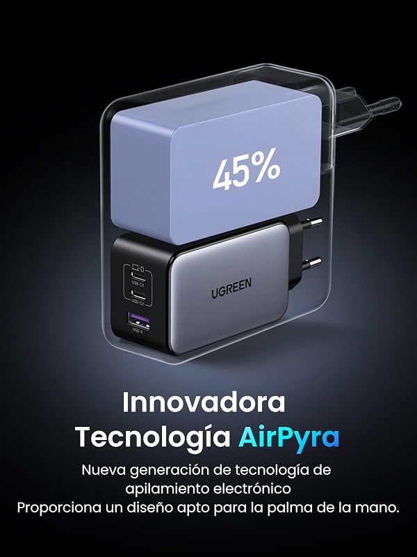 Nexode 100W Cargador USB C Carga Rápida Múltiple Tipo C GAN