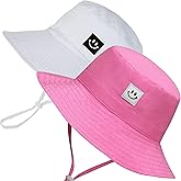 55cube Toddler Sun Hat Beach Bucket Hat for Girls Boys Toddlers