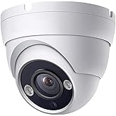 Real HD 5MP Analog Coax Dome TVI CVI CCTV Surveillance Security Camera, 2.8mm 100&deg; Wide Viewing Angle, 65ft IR Night Vision, Outdoor, Full Metal Housing, ONLY Compatible with 5MP and 8MP DVR
