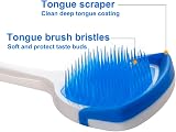 MR LION Tongue Brush Scraper 3 Pack - Fight Bad Breath - Blue Green Red view 2
