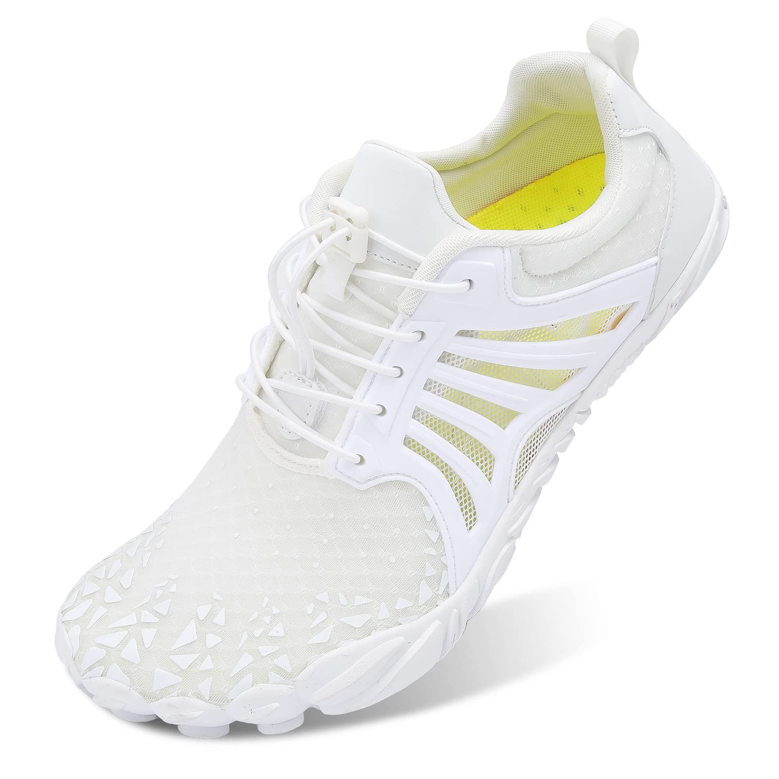 Photo 1 of Wen Unisex Quick Dry Barefoot Aqua Swim Beach Hiking Shoes - Women's & Men's - White, 11 W/9.5 M