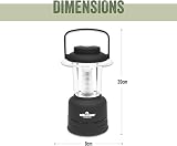 Milestone Camping 12 LED Lantern Built-in Compass Dimmer Battery Operated 20cm view 2
