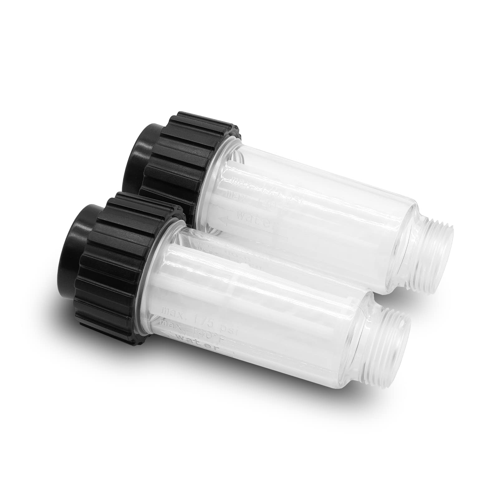 2 Pack Water Filter with Filter Insert (5.731-050.0) for All Karcher Pressure Washers with 3/4 Inch Water Connection Compatible with Pressure Washers 4.730-059.0
