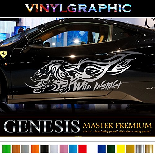 宅送 ウルフカーステッカー160 バイナルグラフィック車ワイルドスピード系デカール シルバー 色変更可 B01h4mvzdm Cleanusapower Com