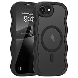 Pepmune for Phone 16e Case, Curly Wavy Frame Hard